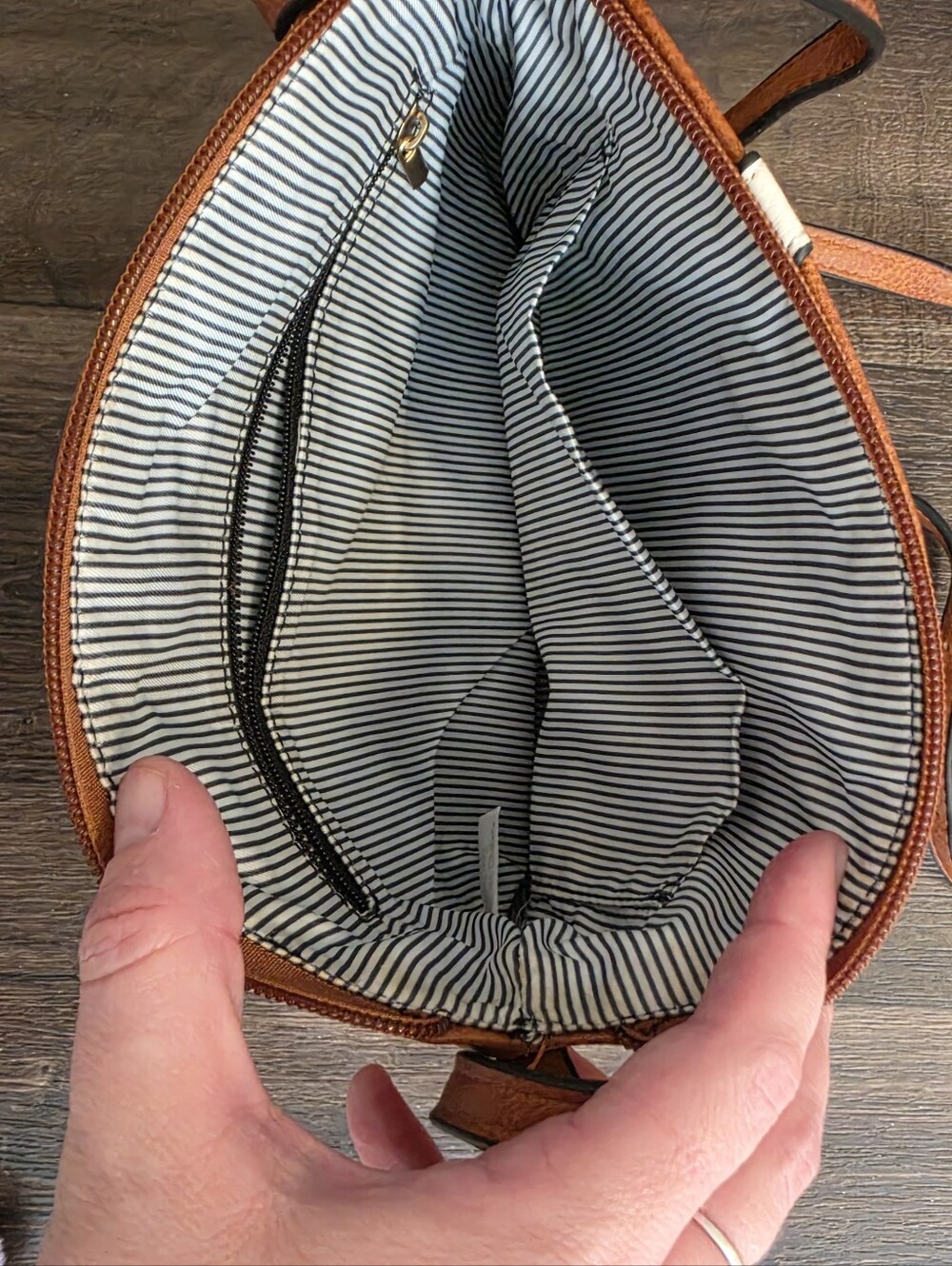Adjustable Football Crossbody Bag - Picture 4 of 4